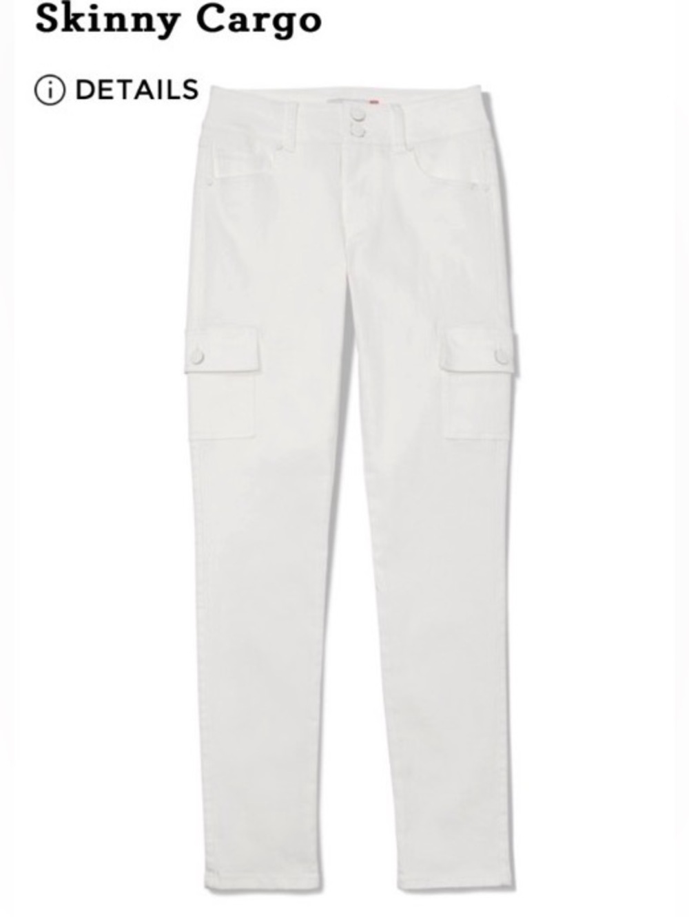 Cabi Skinny Cargo Jeans- size 10